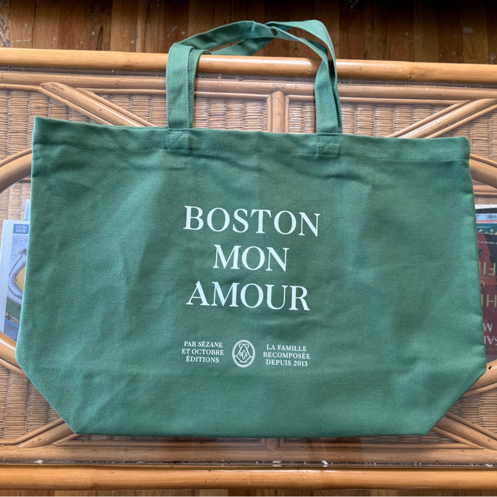 Sézane Tote Bag - Boston Mon Amore (Limited Edition - Pop Up Exclusive)